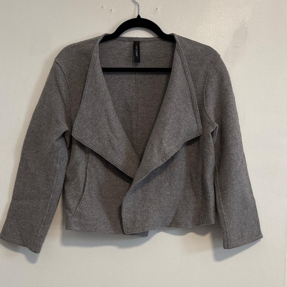 Marc Cain Gray Wool Women's Cardigan